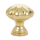 Emtek - Melon Cabinet Knob, 1-1/4'', US3 - Polished Brass