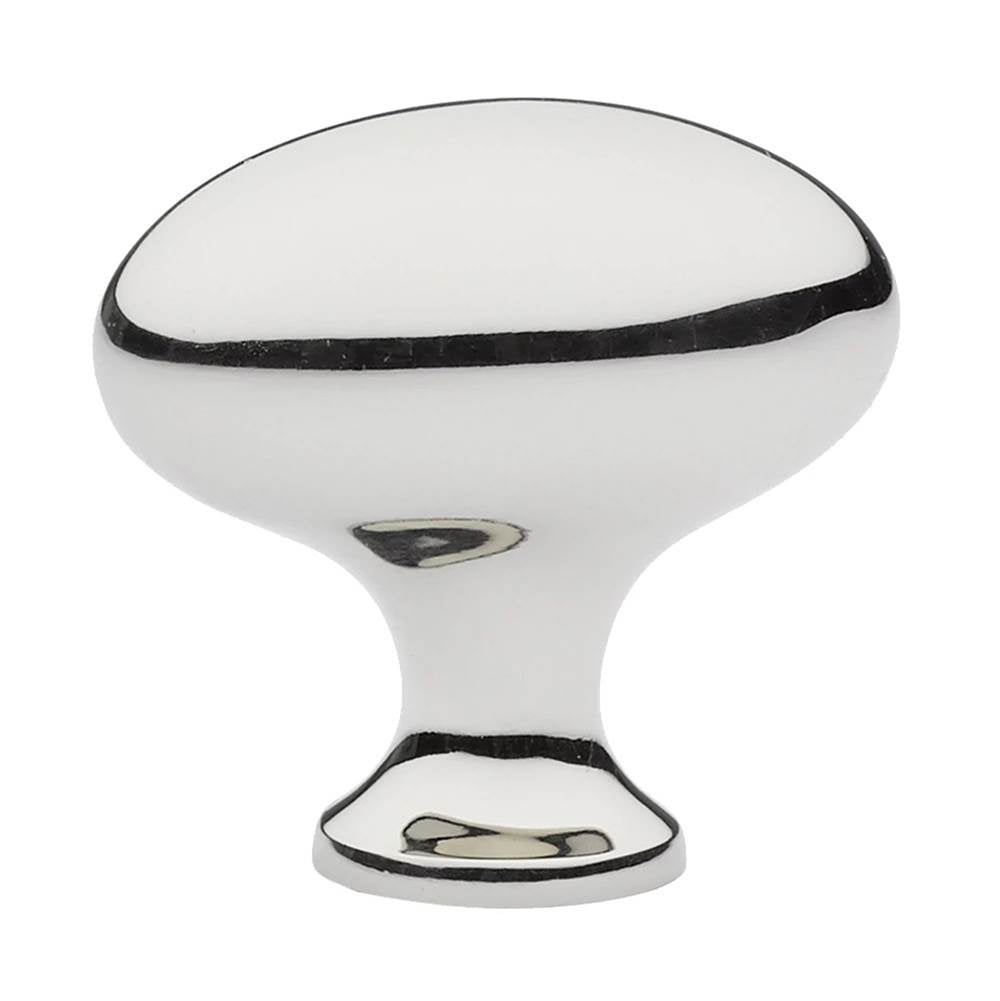 Emtek - Egg Wardrobe Knob, 1-3/4'', US14 - Polished Nickel