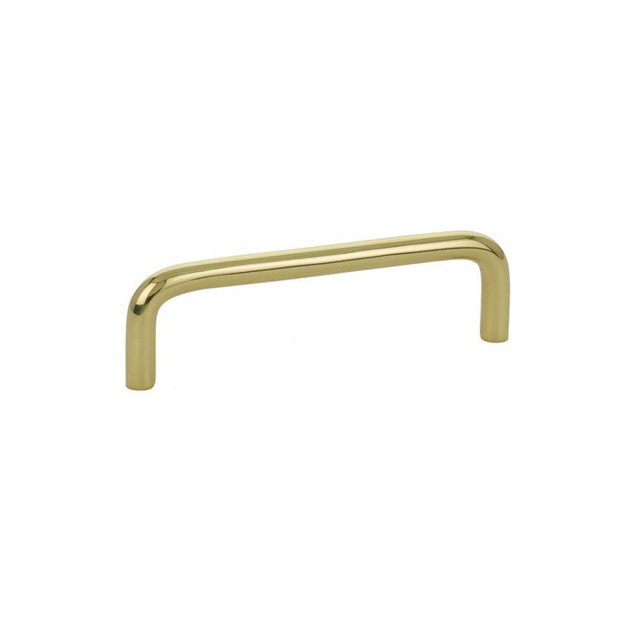 Emtek - Wire Pull, 3'' C-C, US3NL - Unlacquered Brass