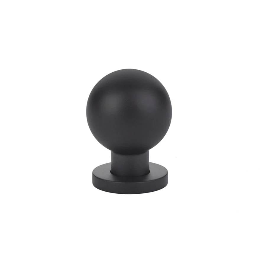 Emtek - Globe Knob, Cabinet, US19 - Flat Black