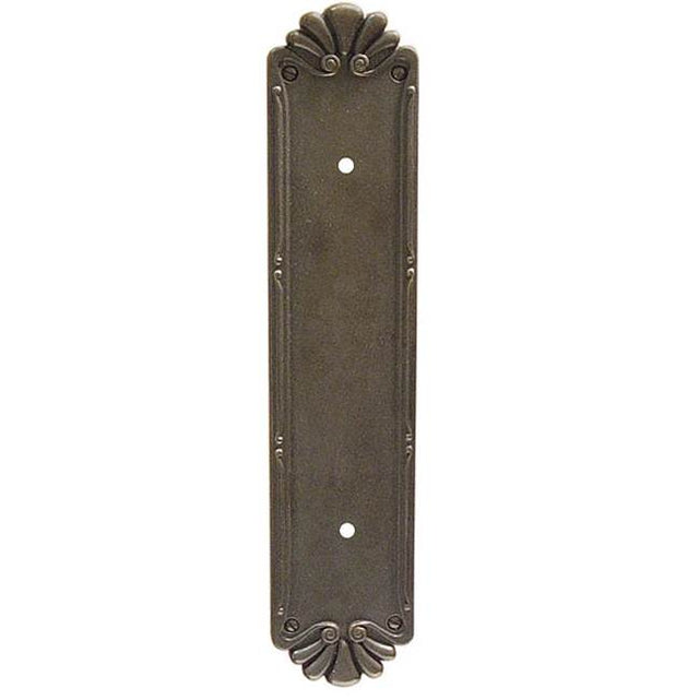 Emtek - Tuscany Petal Pull Plate, MB - Medium Bronze Patina