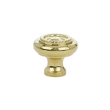 Emtek - Cabinet Knob, Brass Rope, 1-3/4'', US3 - Polished Brass