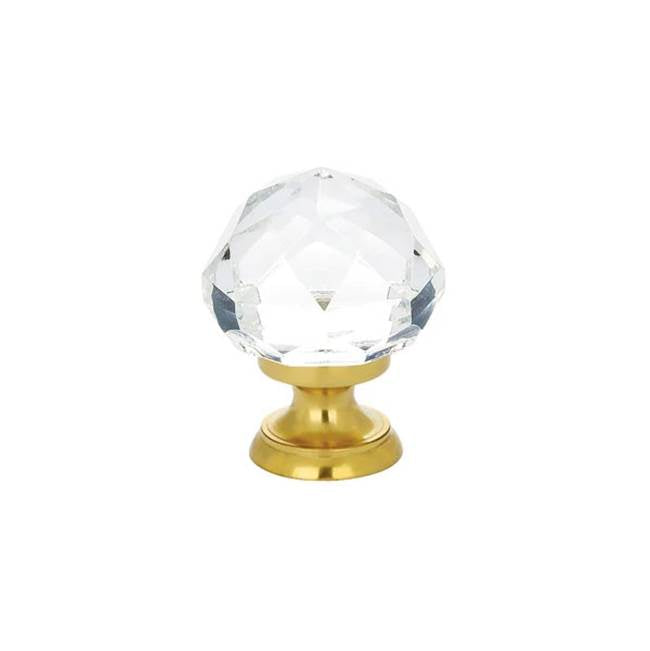 Emtek - Diamond Wardrobe Knob, 1-3/4'', US3 - Polished Brass