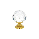 Emtek - Diamond Wardrobe Knob, 1-3/4'', US3 - Polished Brass