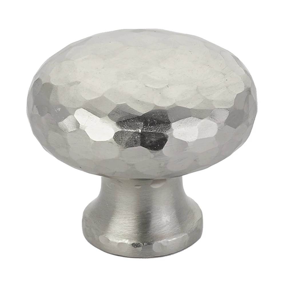 Emtek - Arts and Crafts Round Dimpled Knob, 1-3/4'', US15 - Satin Nickel