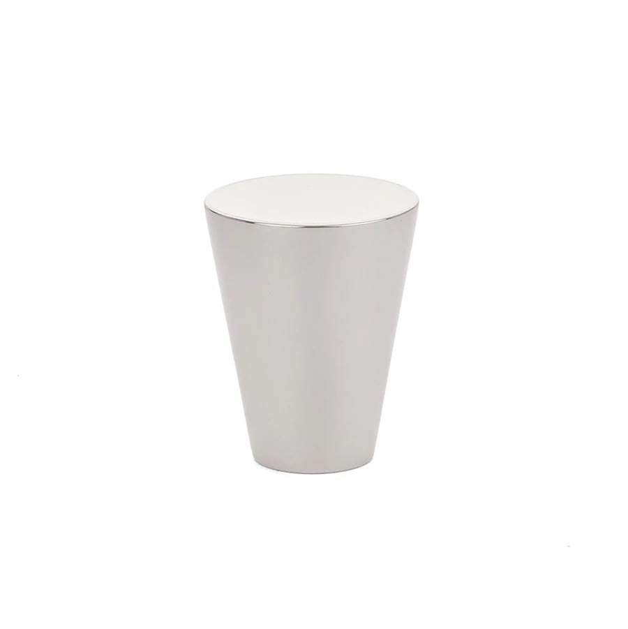 Emtek - Cone Knob, Large 1-1/8'', US14 - Polished Nickel