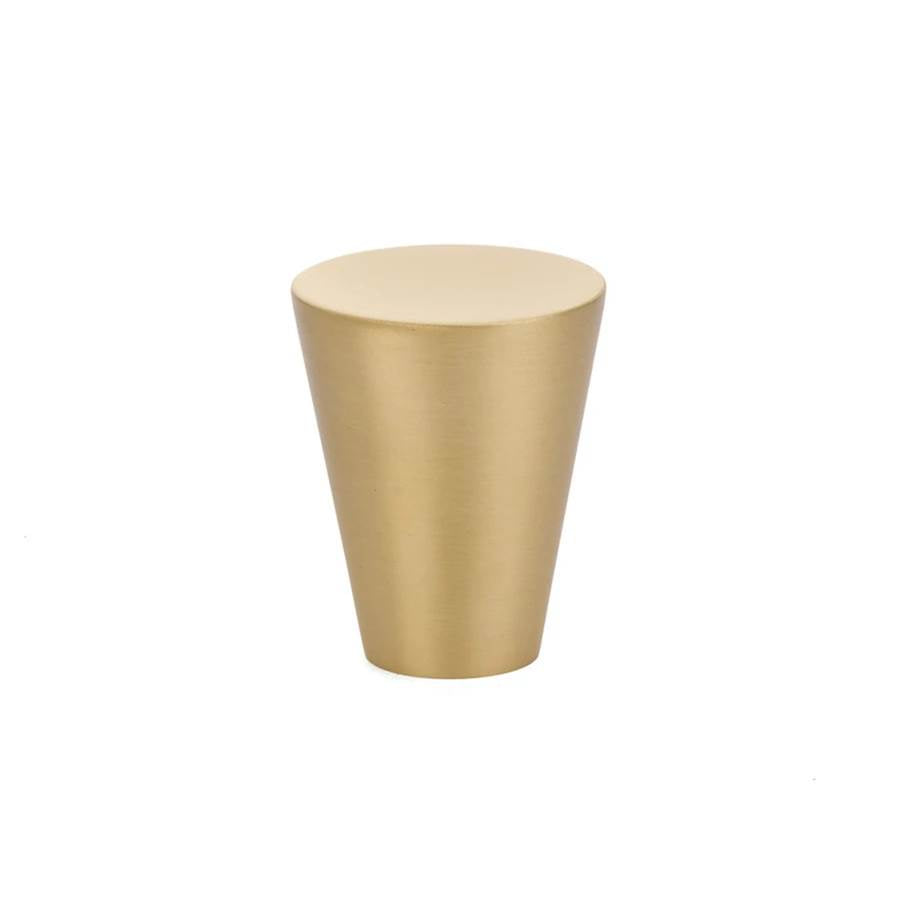 Emtek - Cone Knob, Large 1-1/8'', US4 - Satin Brass