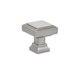 Emtek - Geometric Square Knob, 1-1/4'', US15 - Satin Nickel