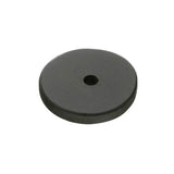 Emtek - Brz Cab Round Back Plate, 1-1/4'', FB - Flat Black Bronze Patina
