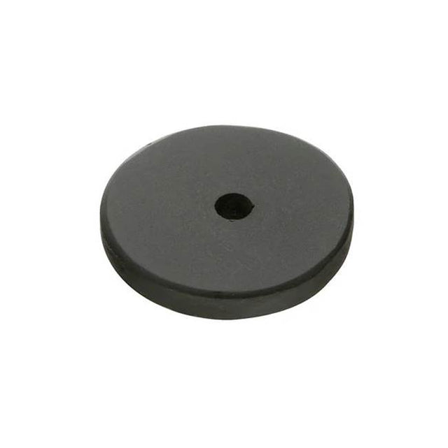 Emtek - Brz Cab Round Back Plate, 1-1/4'', FB - Flat Black Bronze Patina