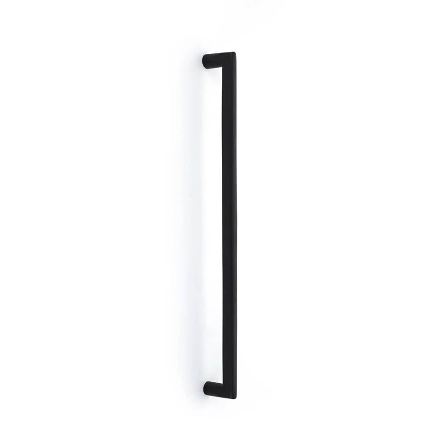 Emtek - Rail Bronze Appliance Pull, 18'', FB - Flat Black Bronze Patina
