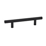 Emtek - Brass Bar Pull, 8'' C-C, US19 - Flat Black