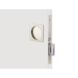Emtek - Passage, Square Pocket Door Mortise Lock, US15 - Satin Nickel