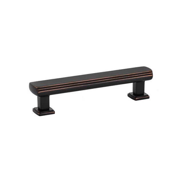 Emtek - Art Deco Pull, 4'' C-C, US10B - Oil Rubbed Bronze