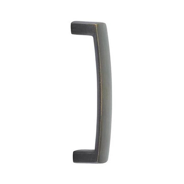 Emtek - Modern Arched Bronze 8'' Pull, MB - Medium Bronze Patina