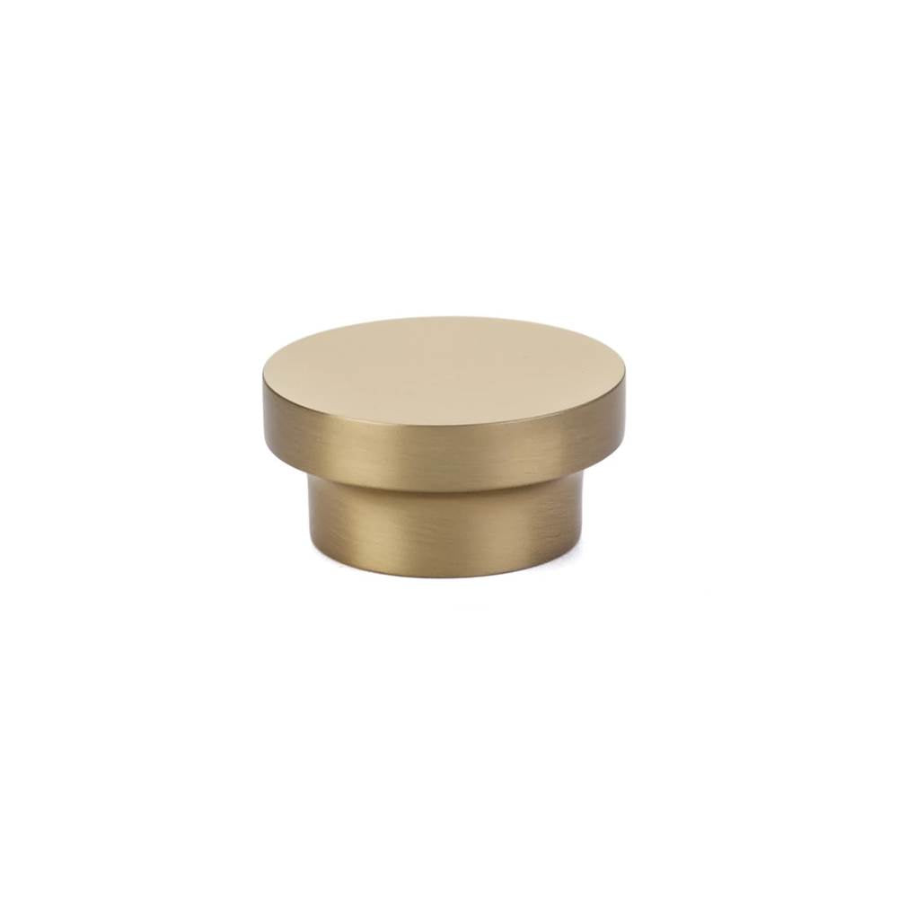 Emtek - District Knob, Cabinet, 1-3/8'', US4 - Satin Brass