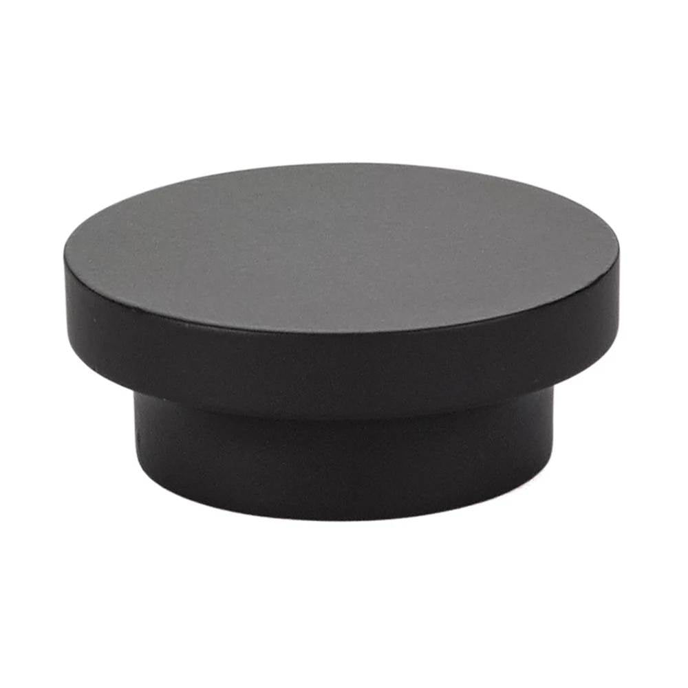 Emtek - District Knob, Cabinet, 1-5/8'', US19 - Flat Black
