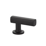 Emtek - Freestone Finger Pull, Cabinet, 1-7/8'' C-C, US19 - Flat Black