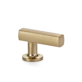 Emtek - Freestone Finger Pull, Cabinet, 1-7/8'' C-C, US4 - Satin Brass