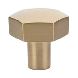 Emtek - Mod Hex Knob, Cabinet, 1-1/8'', US4 - Satin Brass