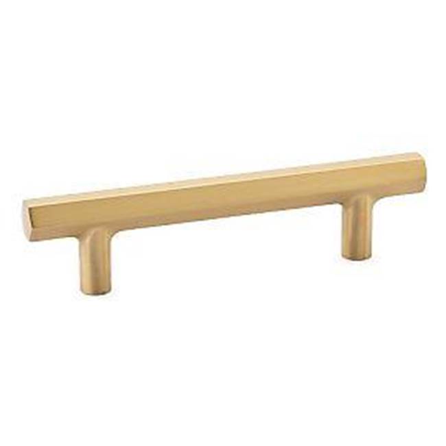 Emtek - Mod Hex Pull, Cabinet, 6'' C-C, US4 - Satin Brass