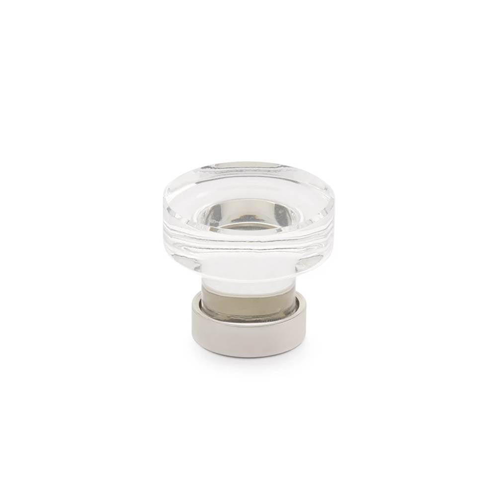 Emtek - Grayson Crystal Knob, Cabinet, 1-1/4'', US14 - Polished Nickel