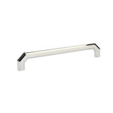 Emtek - Riviera, Cabinet Pull 8'' c-to-c, US14 - Polished Nickel