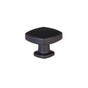 Emtek - Kenter Cabinet Knob 1-1/4'' Soft Square, US19 - Flat Black