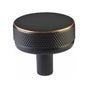 Emtek - SELECT Cabinet Knob 1-1/4'', Conical Stem US10B, Knurled Knob US4 - Oil Rubbed Bronze