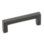 Emtek - Rustic Modern Cabinet Pull, 6'' C-C, FB - Flat Black Bronze Patina