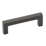 Emtek - Rustic Modern Cabinet Pull, 10'' C-C, TWB - Tumbled White Bronze