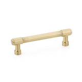 Emtek - Industrial Modern JASPER CABINET PULL, 4'' C-C, US4 - Satin Brass