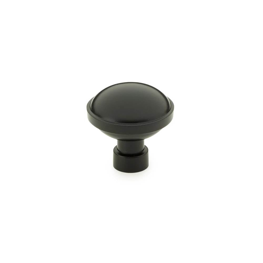 Emtek - Industrial Modern BRANDT CABINET KNOB, 1-1/4'', US19 - Flat Black
