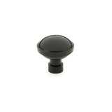 Emtek - Industrial Modern BRANDT CABINET KNOB, 1-1/4'', US19 - Flat Black