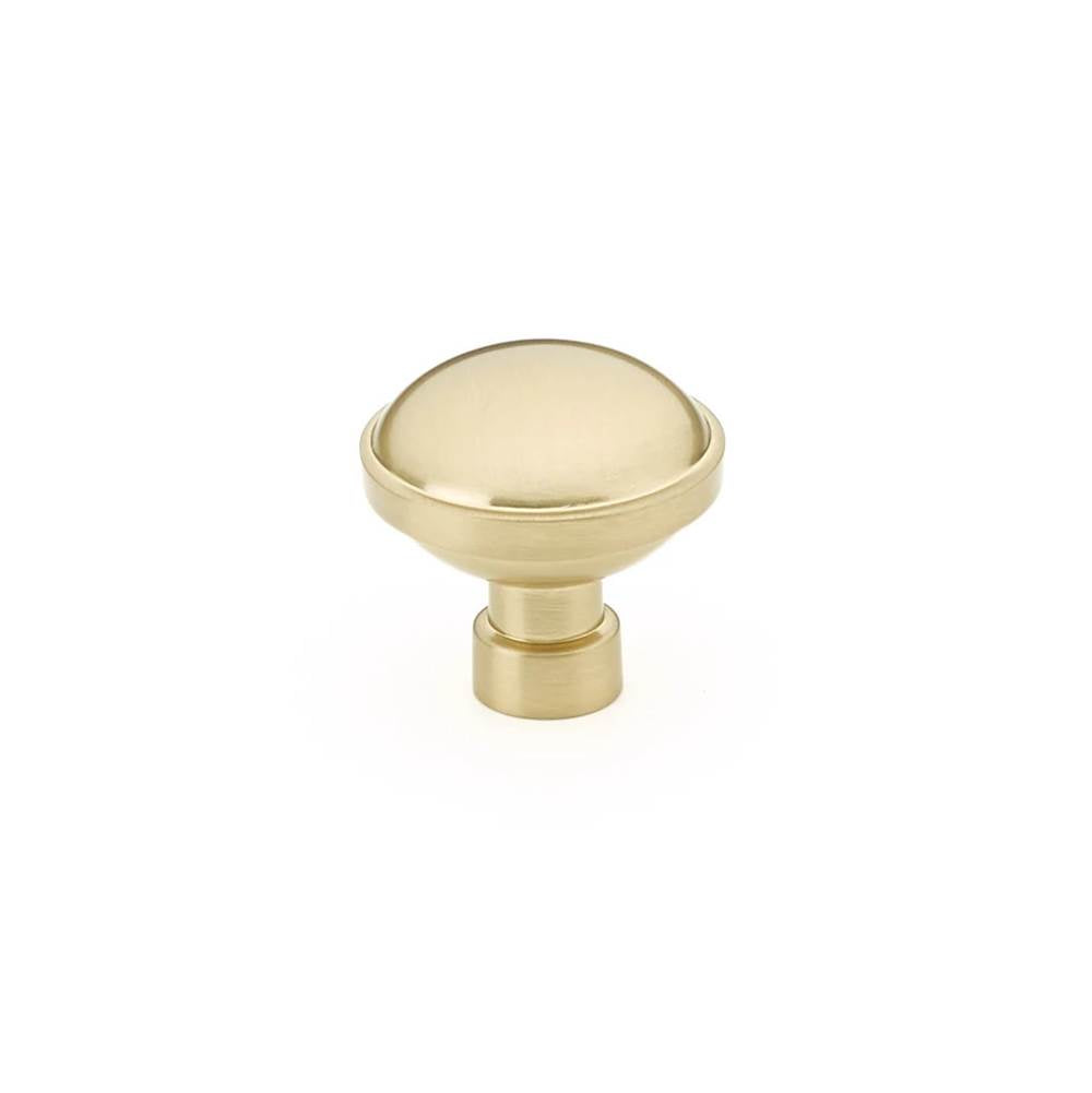 Emtek - Industrial Modern BRANDT CABINET KNOB, 1-1/4'', US4 - Satin Brass