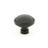 Emtek - Industrial Modern BRANDT WARDROBE KNOB, 1-3/4'', US19 - Flat Black
