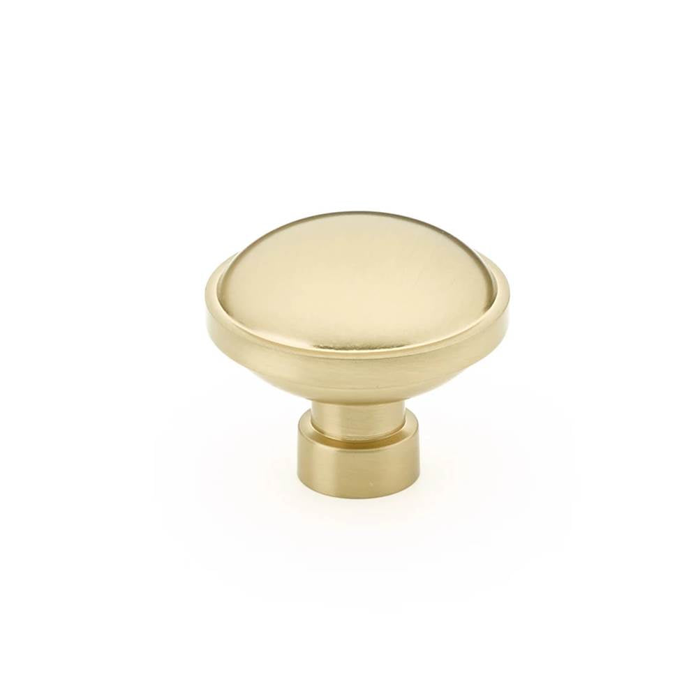 Emtek - Industrial Modern BRANDT WARDROBE KNOB, 1-3/4'', US4 - Satin Brass