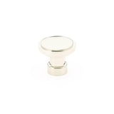 Emtek - Industrial Modern HAYDON CABINET KNOB, 1-1/4'', US14 - Polished Nickel