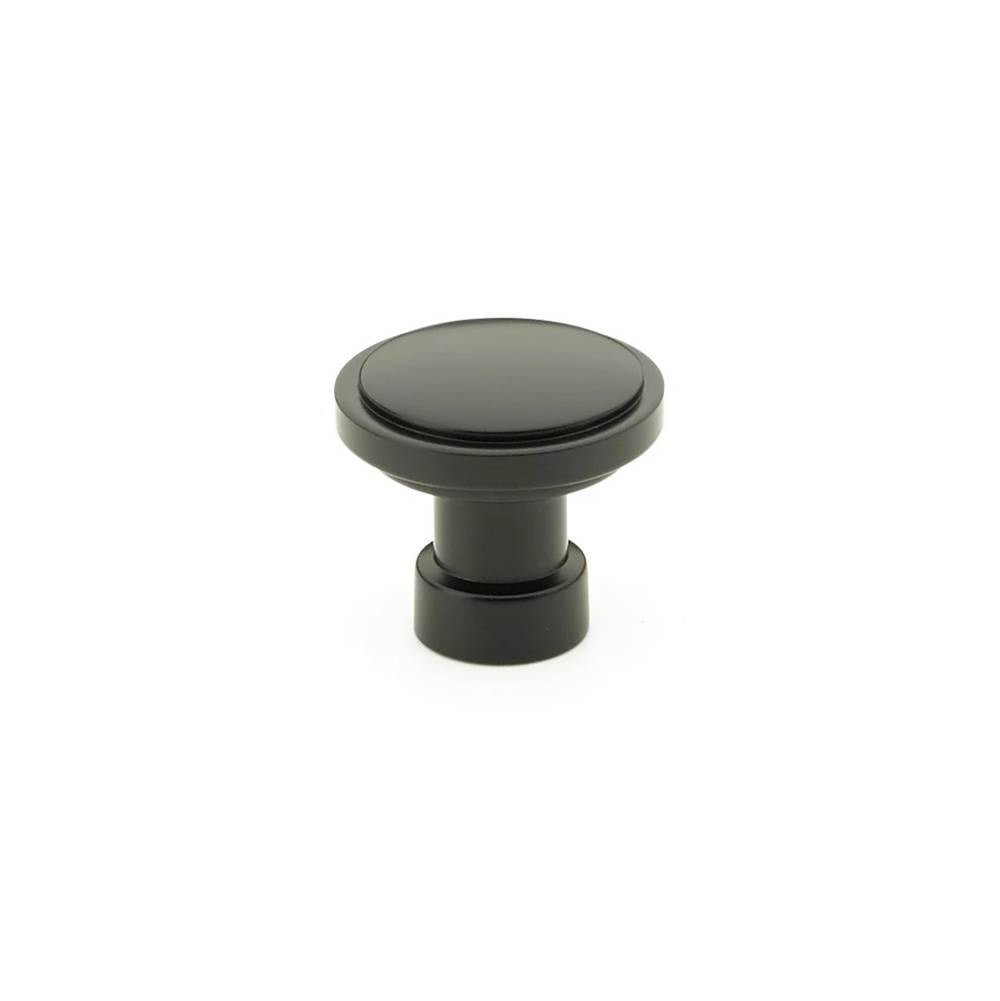Emtek - Industrial Modern HAYDON CABINET KNOB, 1-1/4'', US19 - Flat Black