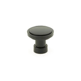 Emtek - Industrial Modern HAYDON CABINET KNOB, 1-1/4'', US19 - Flat Black