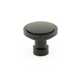 Emtek - Industrial Modern HAYDON WARDROBE KNOB, 1-3/4'', US19 - Flat Black