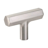 Emtek - Mod Hex T-Knob 2'', US15 - Satin Nickel