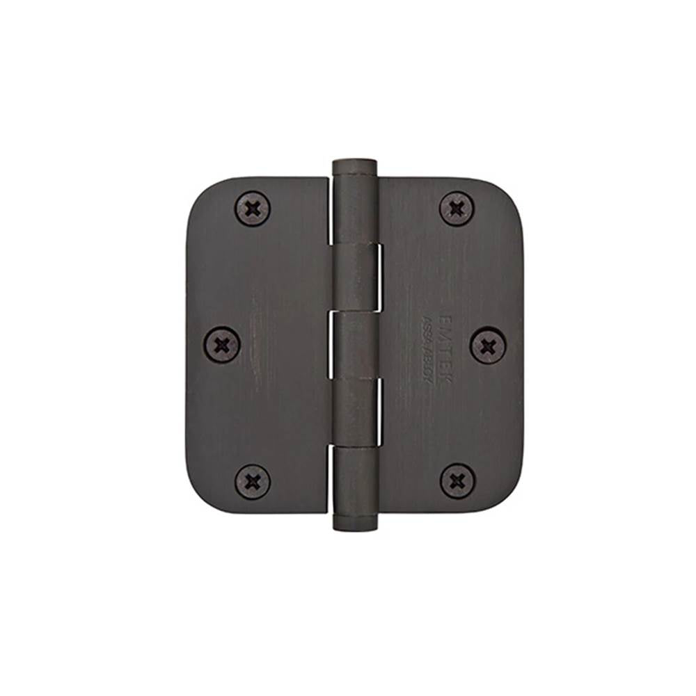 Emtek - 9100 Stl Hinge, SD, 5/8''RdCr, 3.5, US10B - Oil Rubbed Bronze
