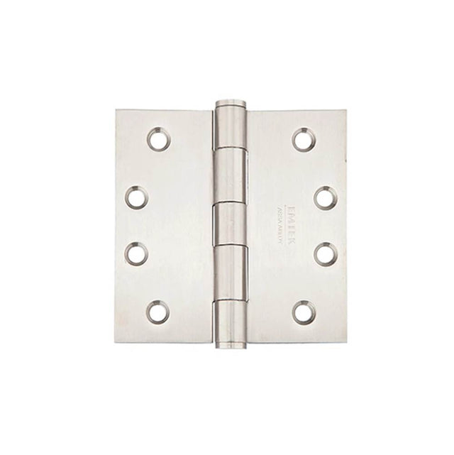 Emtek - S.S.Hinges, 4.0 x 4.0, square, RD, PB, 304 - Brushed Stainless Steel