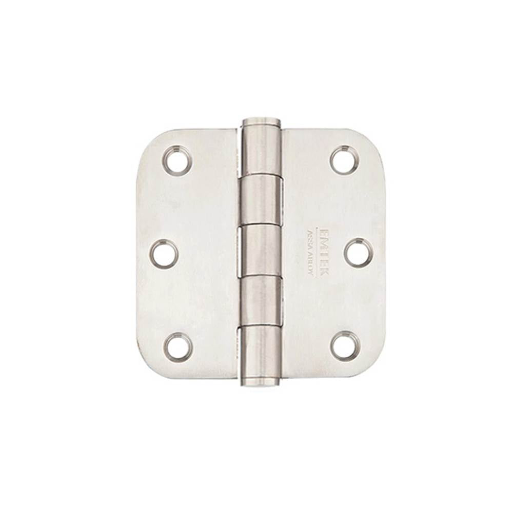 Emtek - S.S.Hinges, 3.5 x 3.5, 5/8 radius, HD, PB, 304 - Brushed Stainless Steel