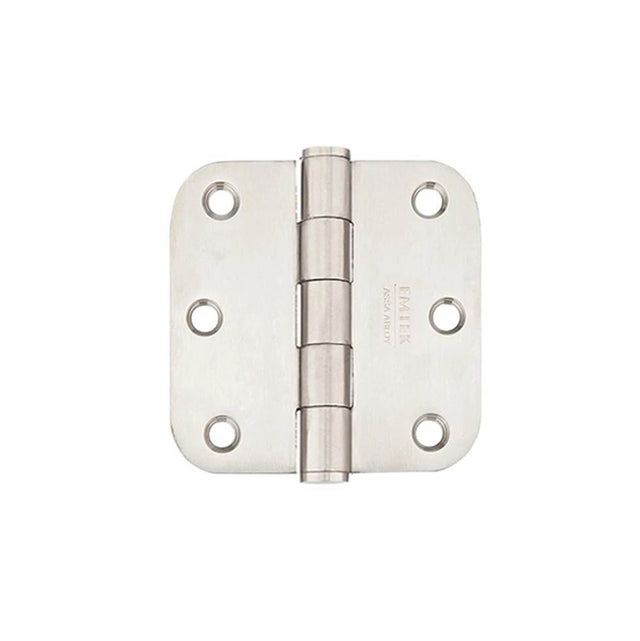 Emtek - S.S.Hinges, 3.5 x 3.5, 5/8 radius, HD, PB, 304 - Brushed Stainless Steel