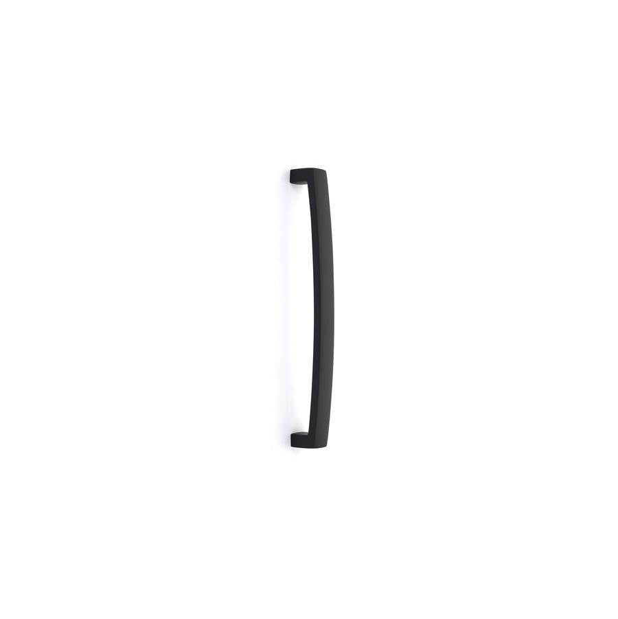 Emtek - Concealed Surface Mount, Brass Bauhaus Appliance Pull, 18'', US19 - Flat Black