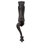 Emtek - Sgl Cyl, Art Nouveau Tub Ent, Medici Lever, LH, FB - Flat Black Bronze Patina