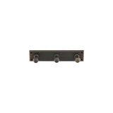 Emtek - Bronze 3 Hooks with plate, TWB - Tumbled White Bronze
