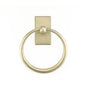 Emtek - Brz Towel Ring, Ros2, 6-1/2'', TWB - Tumbled White Bronze